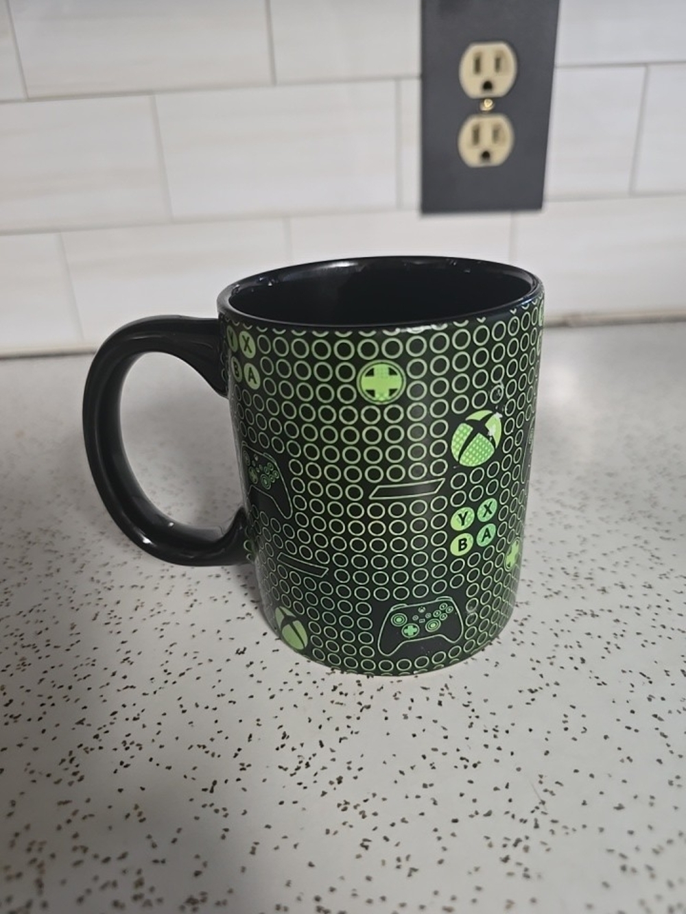 Xbox Gaming Mug Paladone 2021 Black Green Controller Coffee Cup Gamer